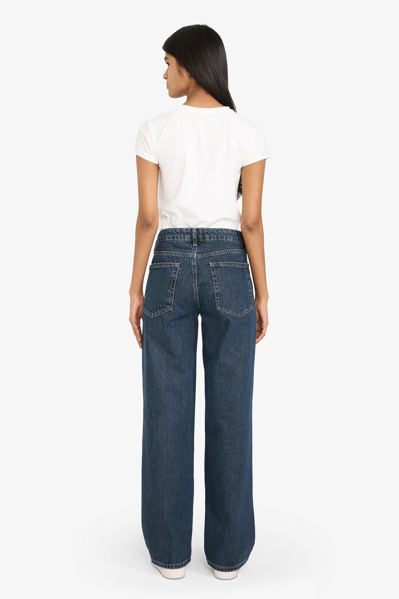 ديفاكتو بنطلون جينز بخصر منخفض - Image 5